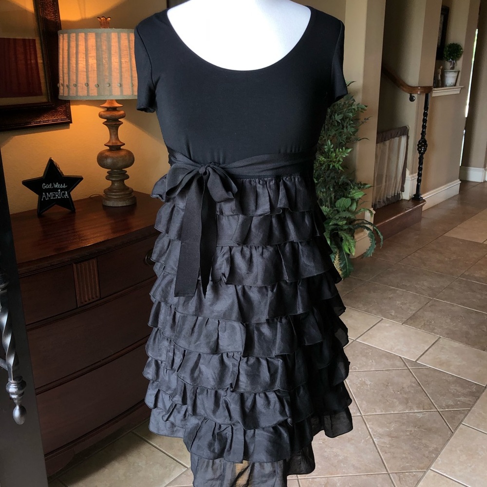 F.L. Malik/Uncle Frank Little Black Dress - Small